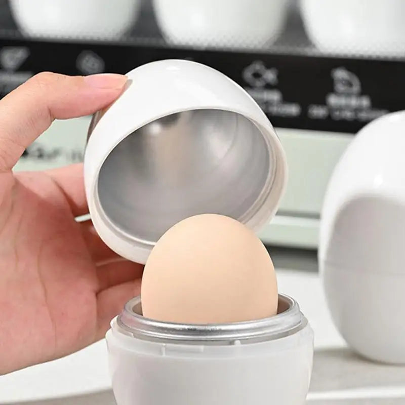 Microwave Egg Steamer Microwave Boiled Egg Maker Rapid Egg Cooker Egg Boiler Kitchen Gadgets for Hard Soft Boiled Egg