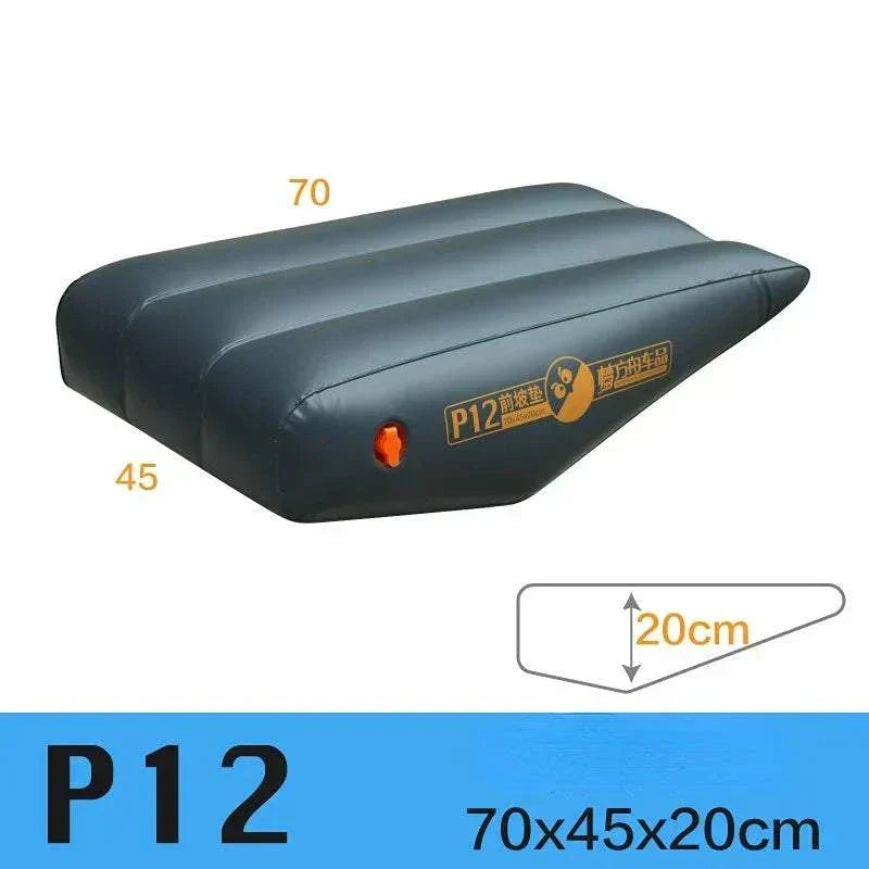 Inflatable car sleeping bed mattress filling rear seat space with PVC material for car gadgets