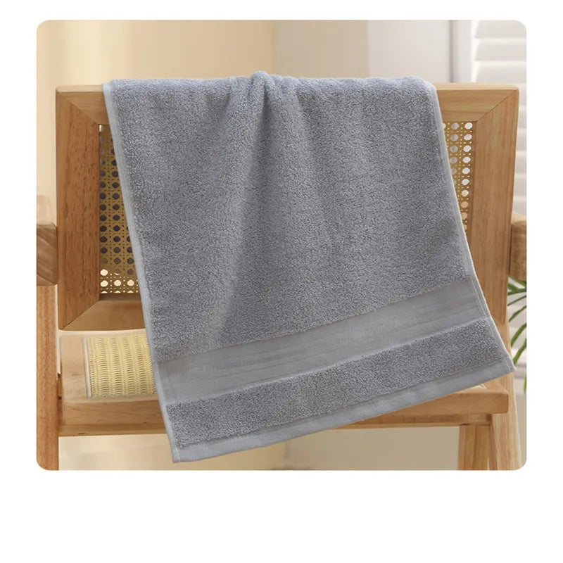 Premium Quality Soft Hand Towels 73 x 34cm 100% Cotton Highly Absorbent 1PCS Towels for Bathroom Gym Hotel and Spa hair Towels