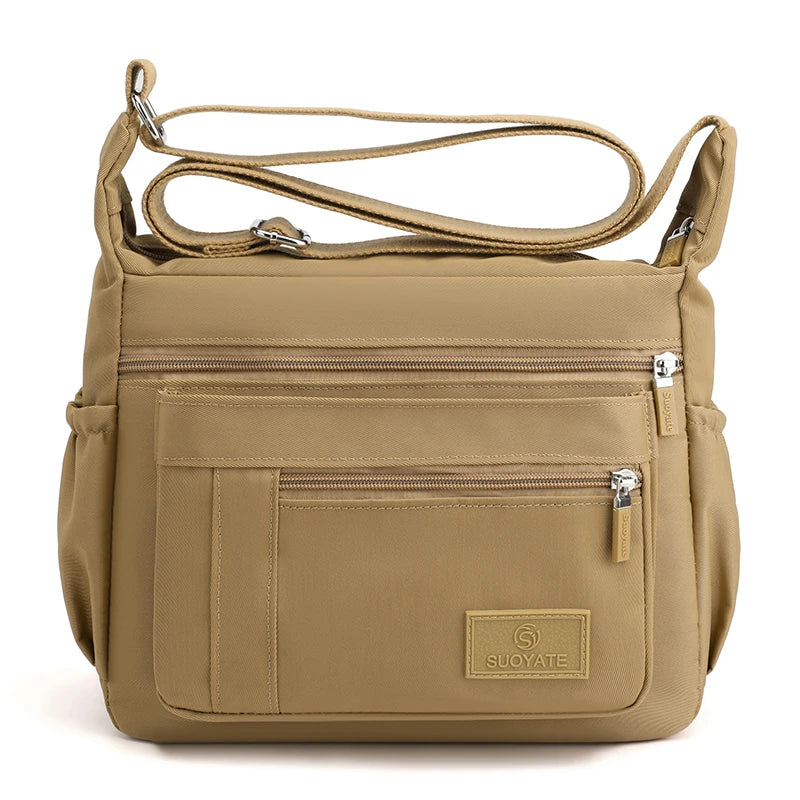Shoulder Bag Waterproof Crossbody Nylon Bag for Women Messenger Bags Ladies Handbag