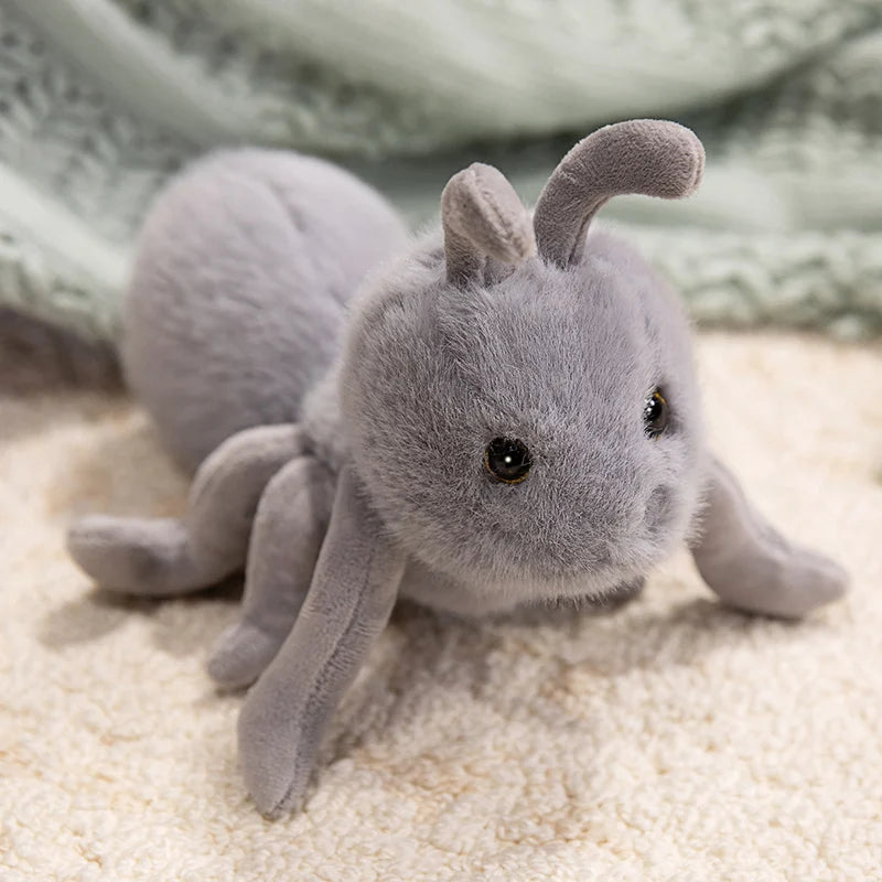 23cm Cute Red Heart Hippo Ant Plush Soft Toy Lifelike Animal Doll Stuffed Toy for Boys And Girls