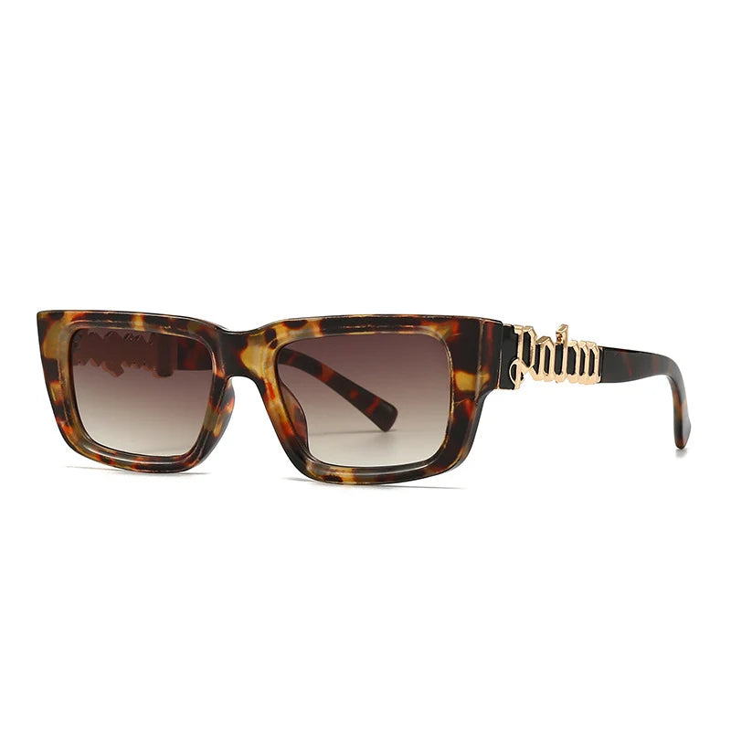 Luxury Designer Square Sunglasses For Women Fashion Eyewear UV400 Trendy Punk Sun Glasses Ladies Gradient Shades Outdoor