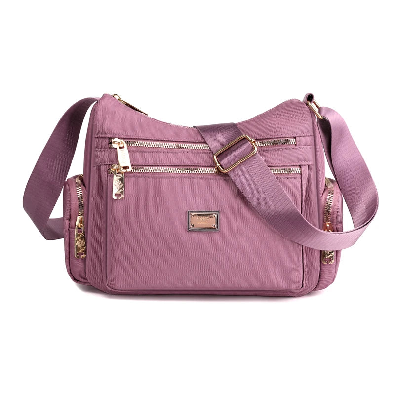 Shoulder Bag Waterproof Crossbody Nylon Bag for Women Messenger Bags Ladies Handbag