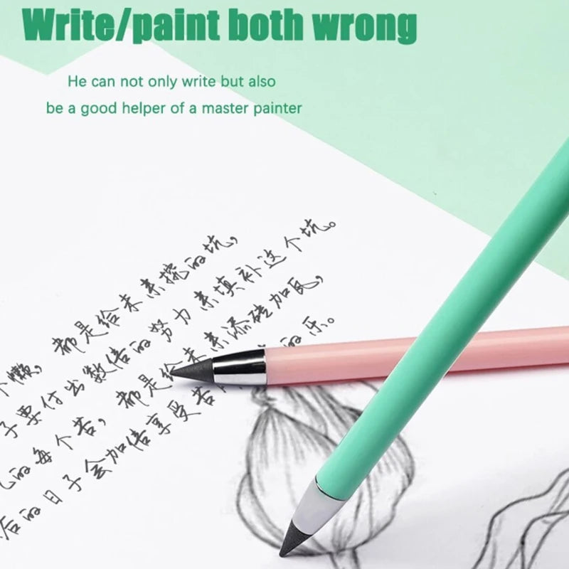 Eternal Pencil Unlimited Writing Pen Art Sketch Writing No Ink Pen Magic Pencils School Supplies Stationery