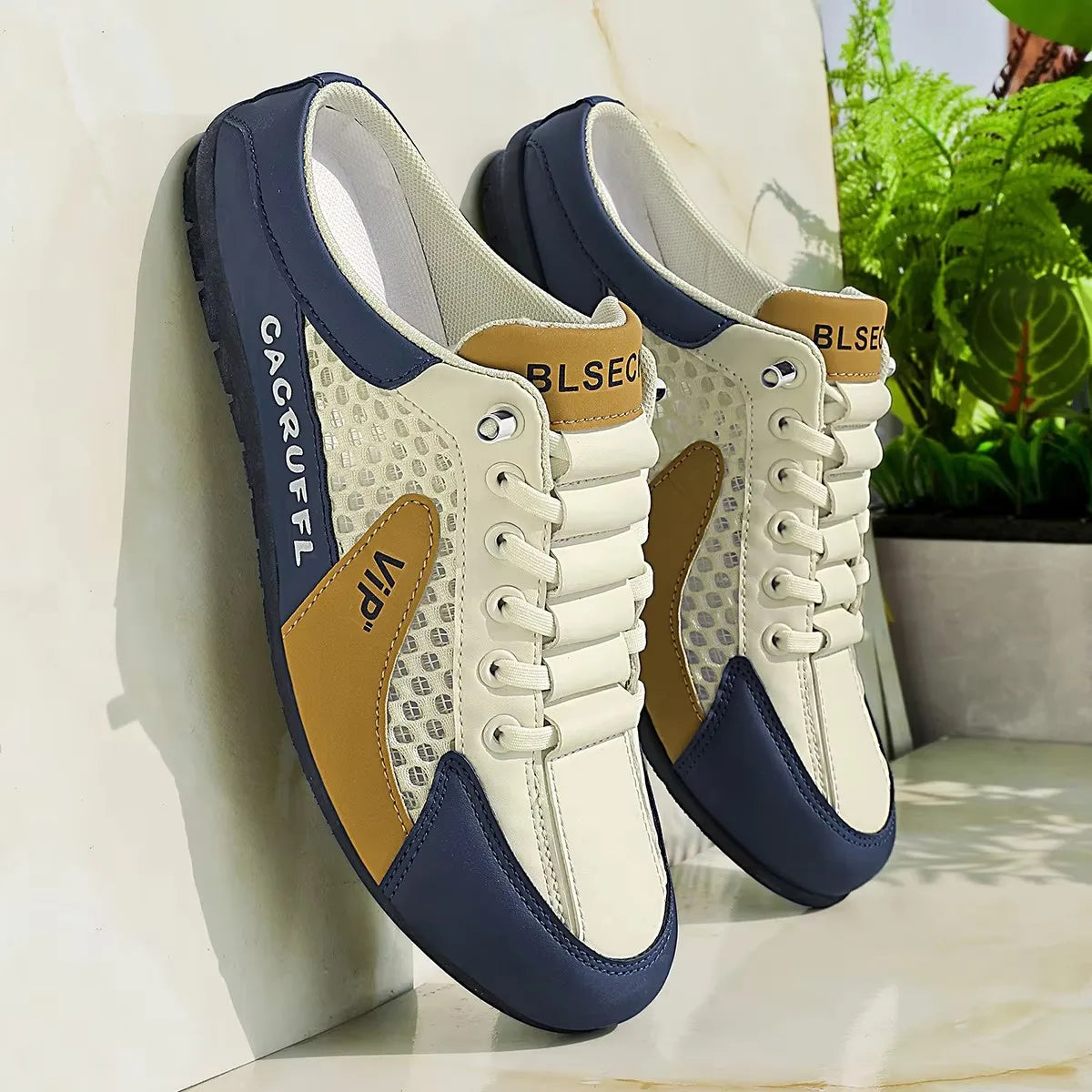 Men's Casual Slip-Ons - Durable, Comfortable, Breathable & Stylish Half-Slippers