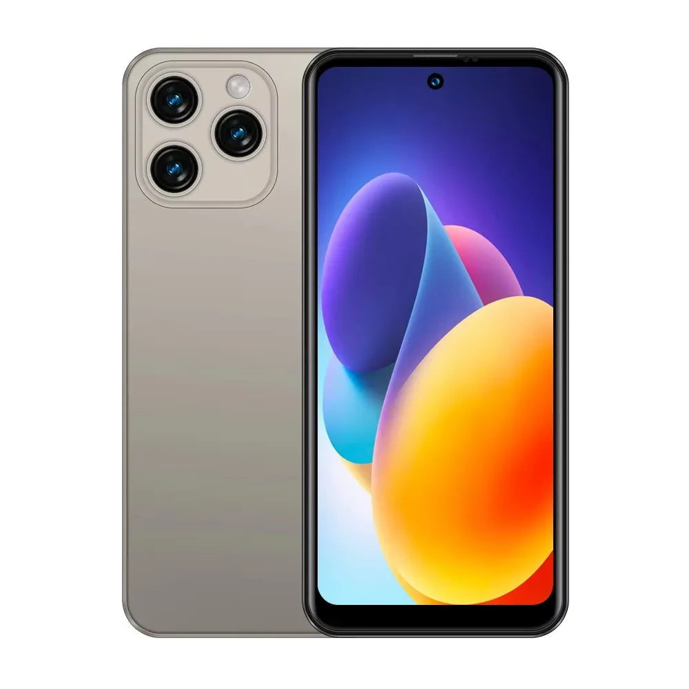 Global Vision 5G Smartphone Android Note 16 Pro 12GB RAM 256G ROM 24+48MP MTK10 Core 4G Mobile Phone