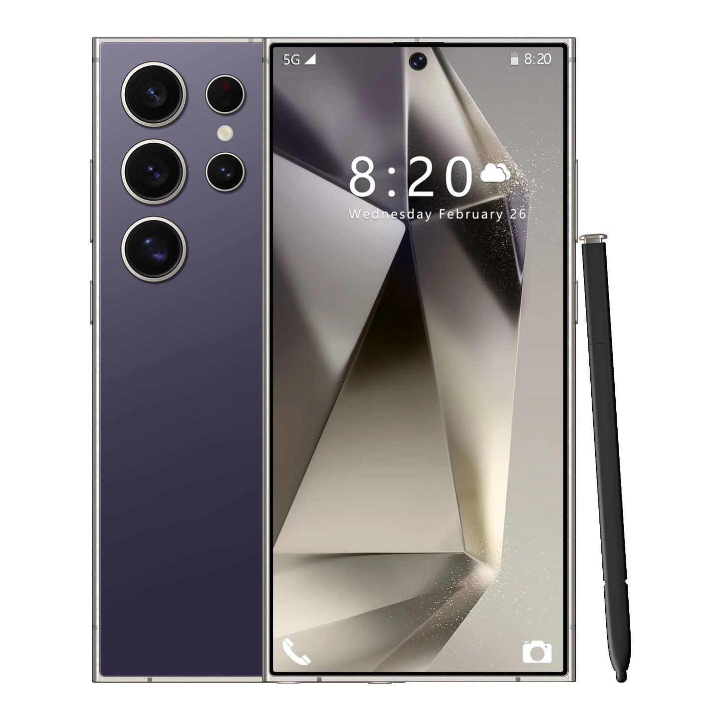 S24 Ultra, Smartphone Android, 6.8 inch, 8GB RAM, 256GB, 512GB 1TB ROM,Dual SIM,Mobile phone,Google Play Store,24+48MP,5500mAh