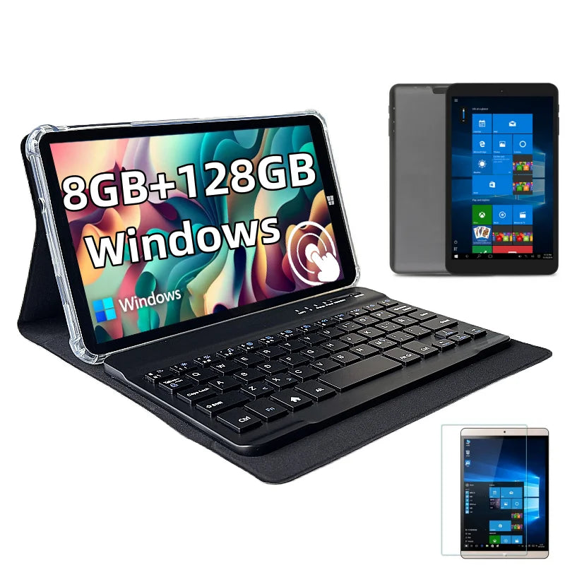 8GB RAM 128GB ROM Tablet PC 8 INCH 64 Bit x64 System Windows 10 Pocket AR3 Dual Cameras Quad Core WIFI