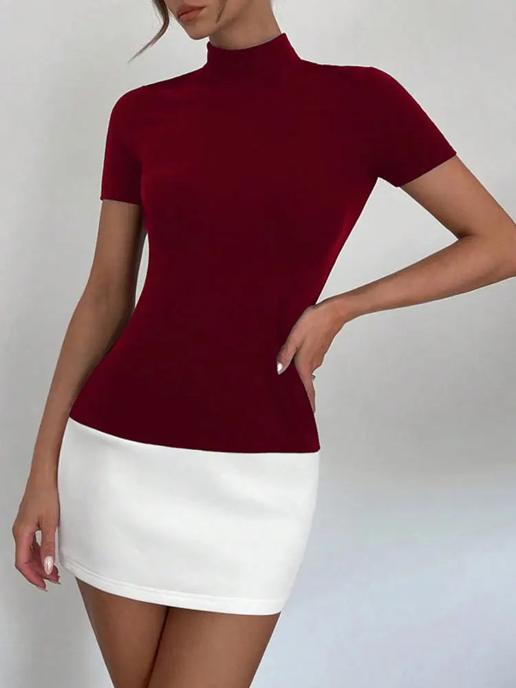 Summer Female Mini Casual High Waist Sexy Skinny Bodycon Women's Mini Dress