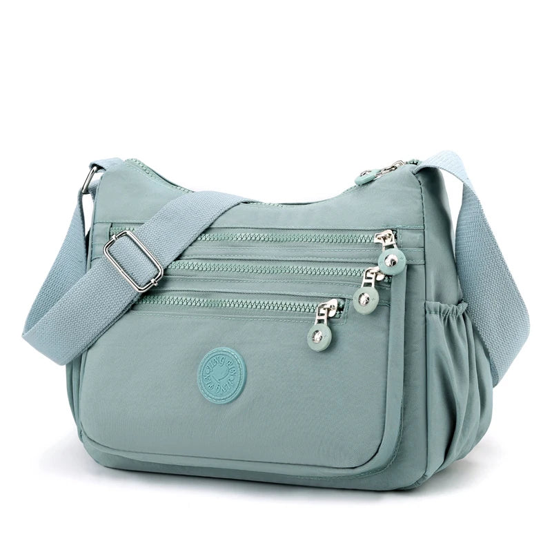 Shoulder Bag Waterproof Crossbody Nylon Bag for Women Messenger Bags Ladies Handbag