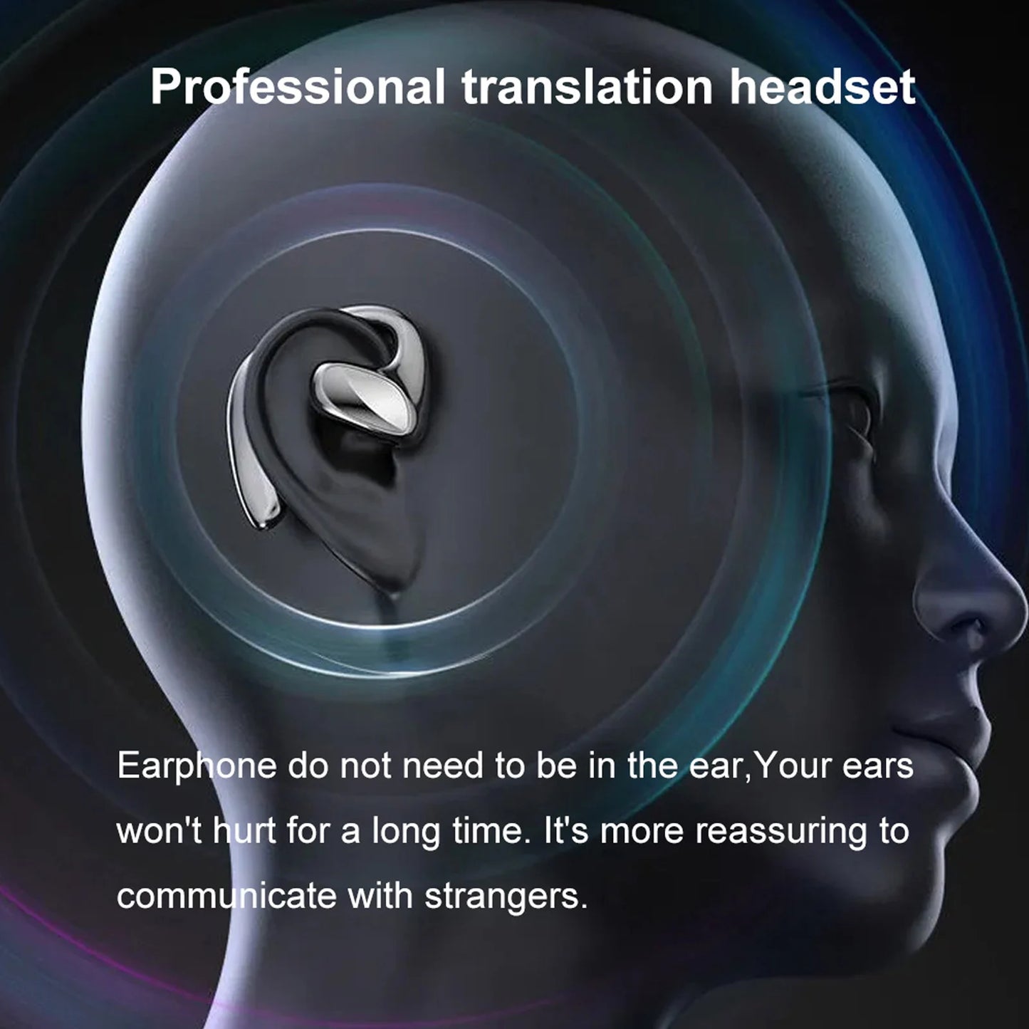 M8 Language Translator Earbuds Smart 144 Languages Wireless Bluetooth Two Way Translator Device
