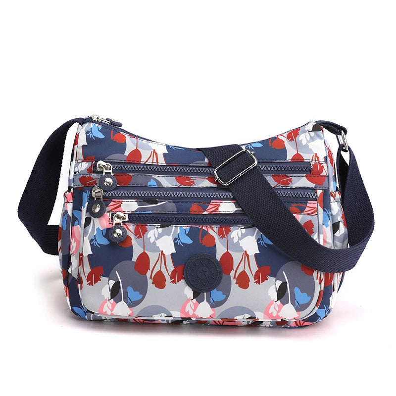 Shoulder Bag Waterproof Crossbody Nylon Bag for Women Messenger Bags Ladies Handbag