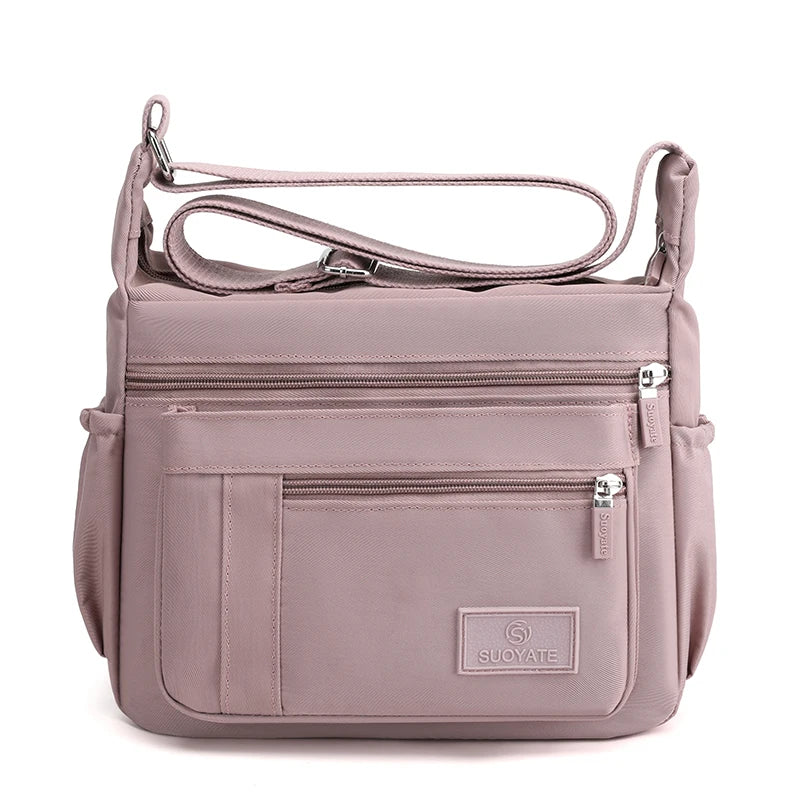 Shoulder Bag Waterproof Crossbody Nylon Bag for Women Messenger Bags Ladies Handbag