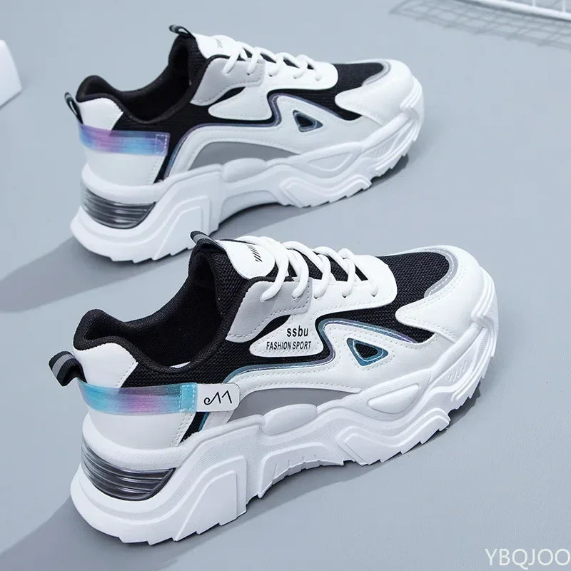 Sneakers Women Platform Flat Shoes Casual Ladies Chunky Sneakers
