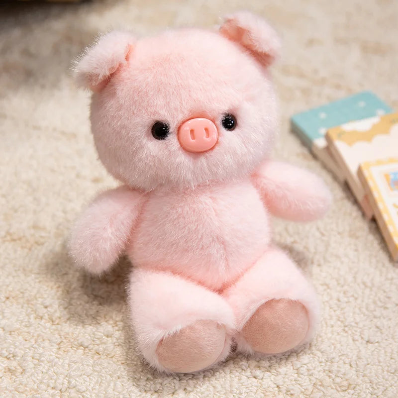 23cm Cute Red Heart Hippo Ant Plush Soft Toy Lifelike Animal Doll Stuffed Toy for Boys And Girls
