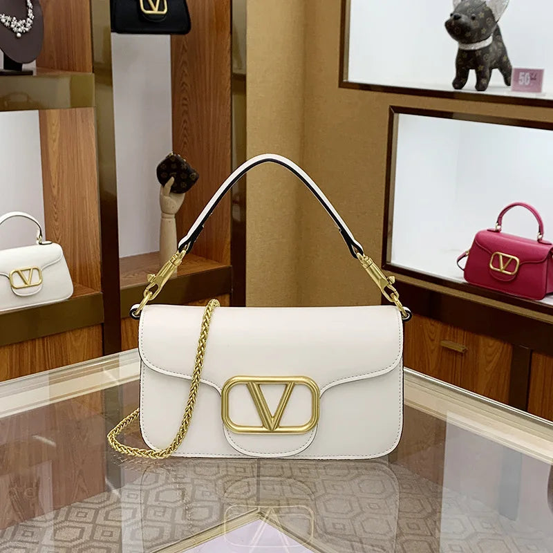 High-End Chain Small Square Bag for Women Fashionable Versatile Light Luxury Single Shoulder Crossbody Bag