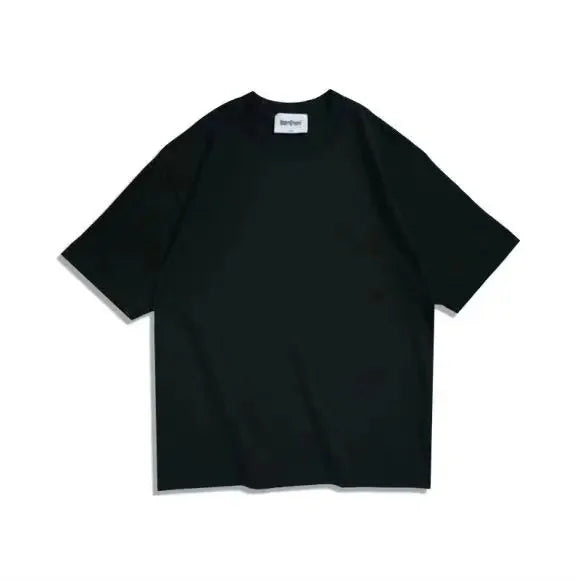 Loose Short Sleeve Men's T-shirt Spring Summer Shoulder Drop Style Casual Cotton Crew Neck Top