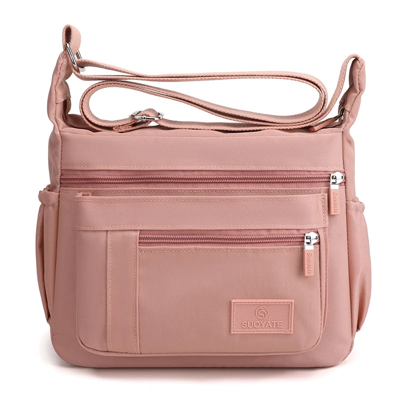 Shoulder Bag Waterproof Crossbody Nylon Bag for Women Messenger Bags Ladies Handbag