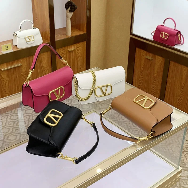 High-End Chain Small Square Bag for Women Fashionable Versatile Light Luxury Single Shoulder Crossbody Bag