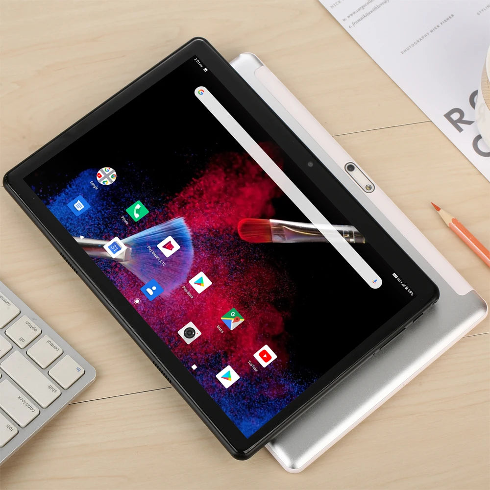 Global Version 10.1 Inch Tablet Pc Android 11 Dual SIM Cards Phone Call Tablets 5000mAh