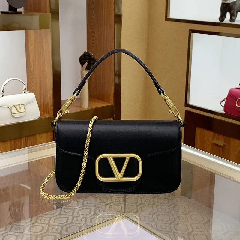 High-End Chain Small Square Bag for Women Fashionable Versatile Light Luxury Single Shoulder Crossbody Bag