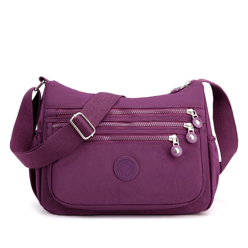Shoulder Bag Waterproof Crossbody Nylon Bag for Women Messenger Bags Ladies Handbag
