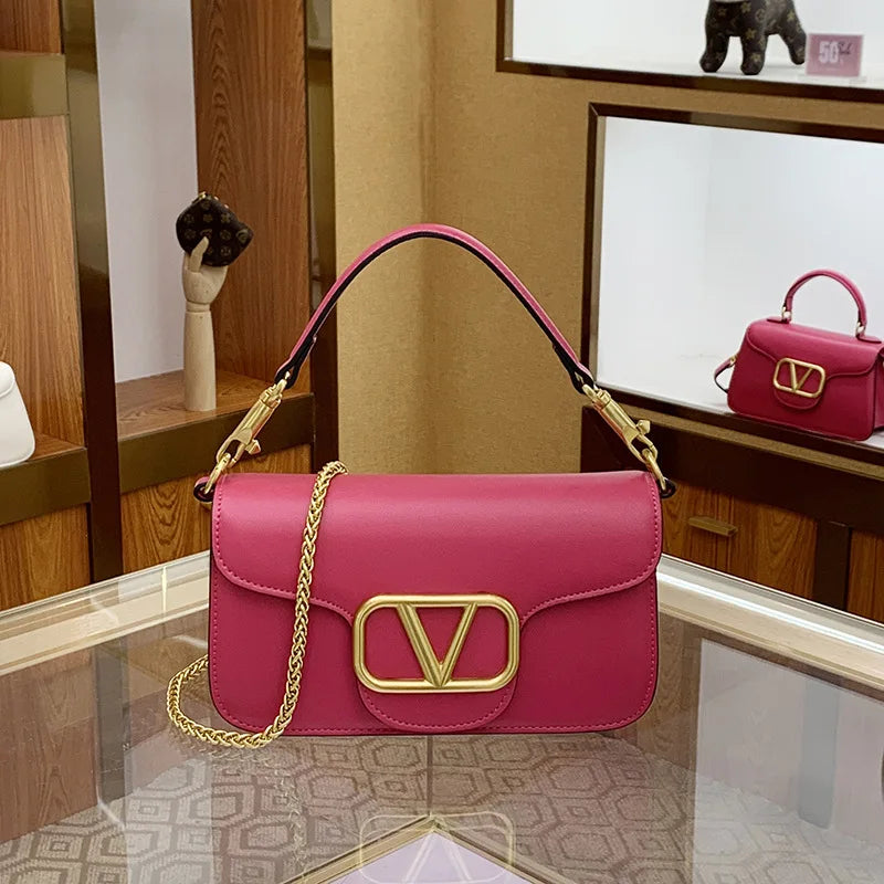 High-End Chain Small Square Bag for Women Fashionable Versatile Light Luxury Single Shoulder Crossbody Bag