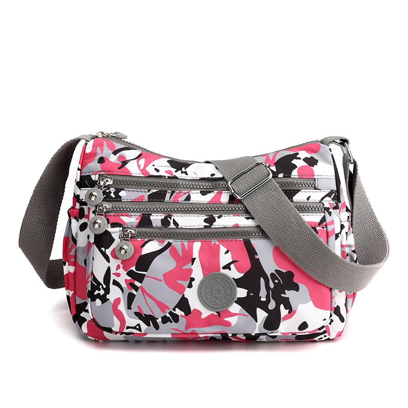 Shoulder Bag Waterproof Crossbody Nylon Bag for Women Messenger Bags Ladies Handbag