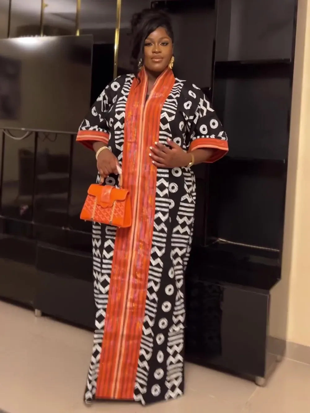 Women Dubai Luxury Muslim Fashion Caftan Evening Party Dresses Boubou Robe