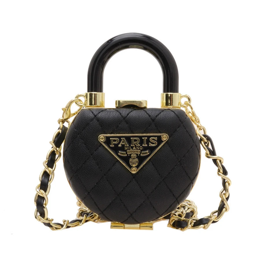 Ladies' Fashion Mini Lipstick Bag Chain Strap Shoulder Cross Bag