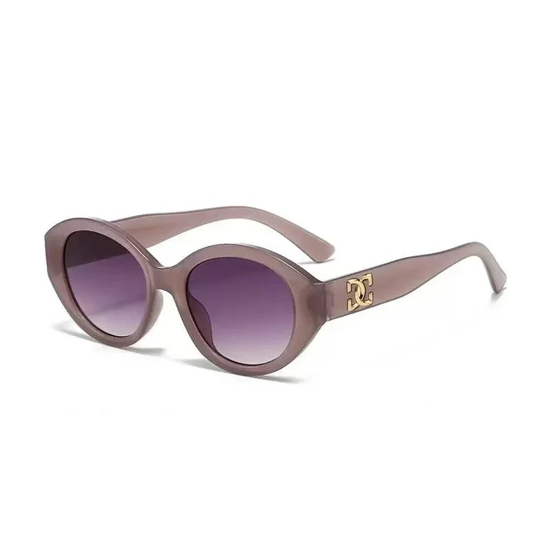Unisex Luxury Brand Fashion Sunglasses Gradient UV400 Protection Small round Designer Eyewear for Men And Women