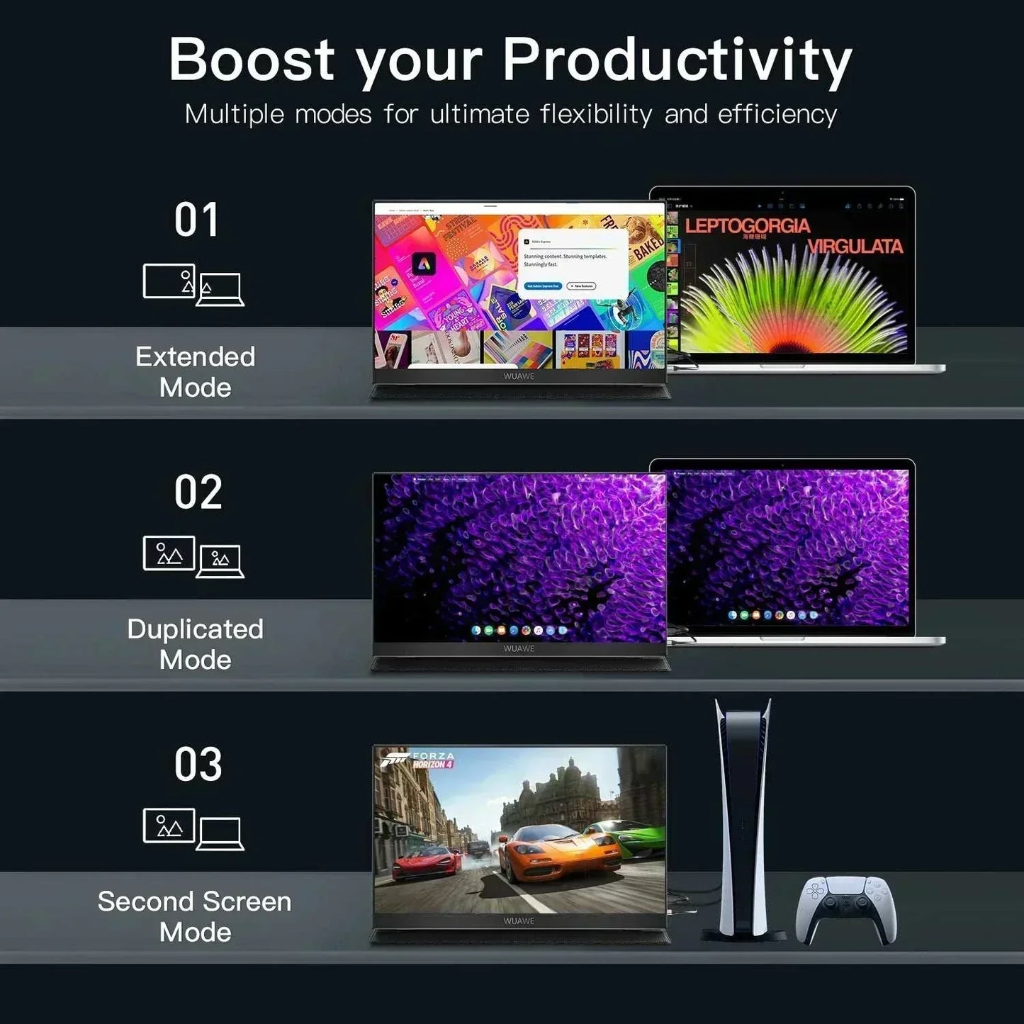 15.6 inch portable monitor with 1080P resolution USB-C and HDMI ports HDR support and matte screen surface
