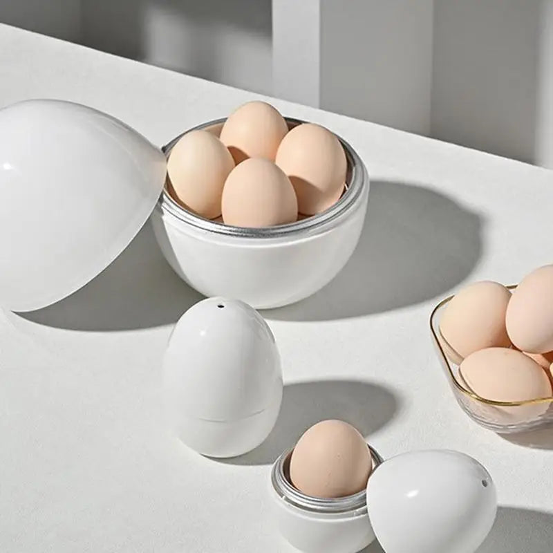 Microwave Egg Steamer Microwave Boiled Egg Maker Rapid Egg Cooker Egg Boiler Kitchen Gadgets for Hard Soft Boiled Egg