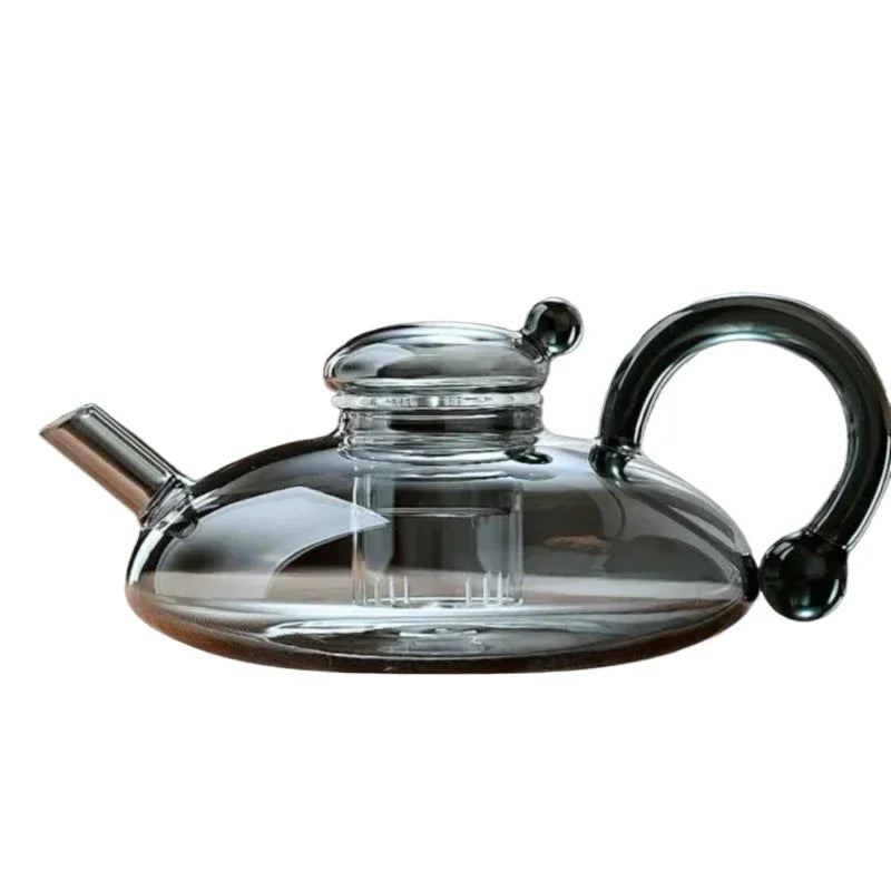 Flower tea pot set luxury English heat-resistant glass Nordic health pot