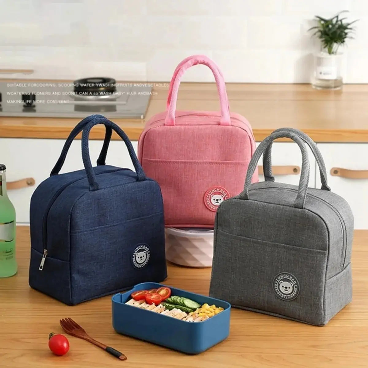 Insulated Lunch Bag Insulation Bento Pack Aluminum Foil Rice Bag Meal Pack Ice Pack Student Bento Lunch Handbag