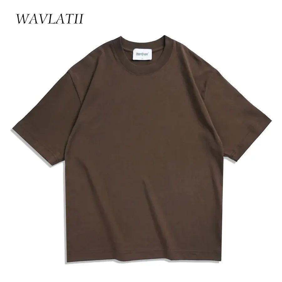 100% Cotton Five Half Sleeve Men Women Summer T-shirt Loose Casual Basic Shirt Oversize