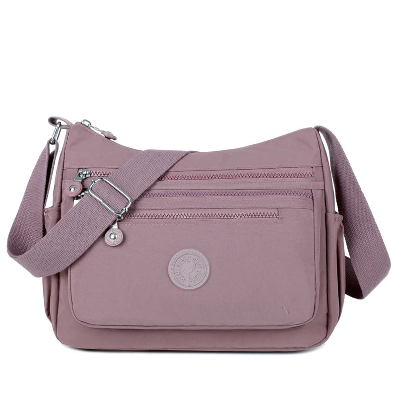 Shoulder Bag Waterproof Crossbody Nylon Bag for Women Messenger Bags Ladies Handbag