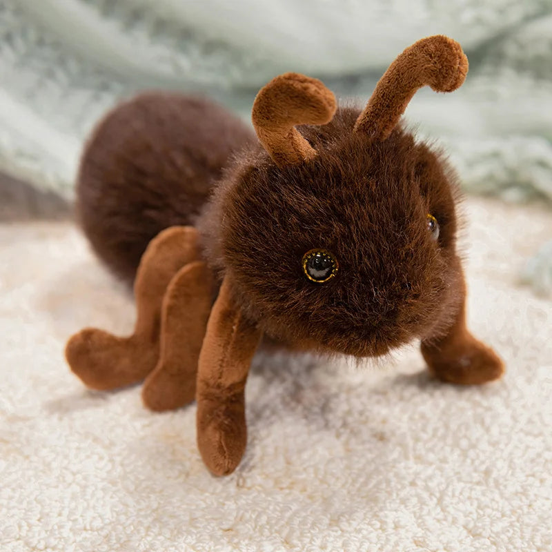 23cm Cute Red Heart Hippo Ant Plush Soft Toy Lifelike Animal Doll Stuffed Toy for Boys And Girls