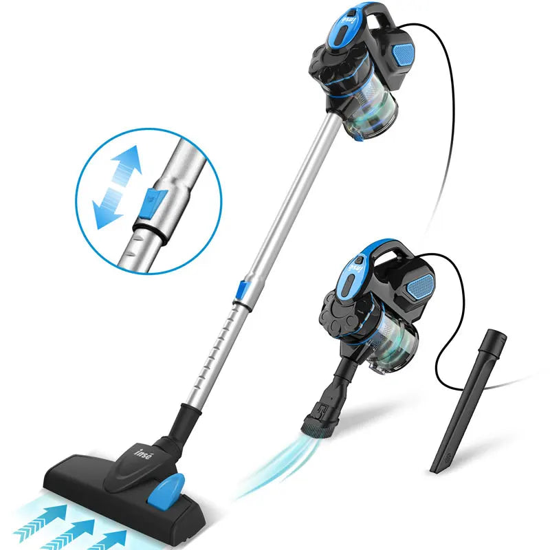 Vacuum Cleaner Powerful Suction Motor Stick Handheld Vaccum Cleaner for Home Pet Hair Hard Floor