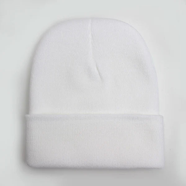 Solid Unisex Beanie Autumn Winter Wool Blends Soft Warm Knitted Men Women Hats Ski Caps Beanies