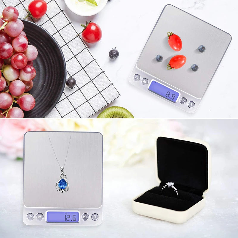 Portable Mini Electronic Scales Libra Pocket Case Postal Kitchen Jewelry Digital Gram Weight Display