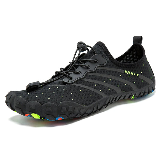 Men's Women's Mesh Low-Top Creek River Trekking Swimming Water Shoes Athletic Flats for Beach Boating Surfing Sneakers
