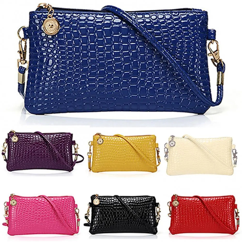 Women Fashion Shoulder Bag Coin Purse Tote Messenger Faux Leather Zipper Satchel Handbag Girls Card Wallets