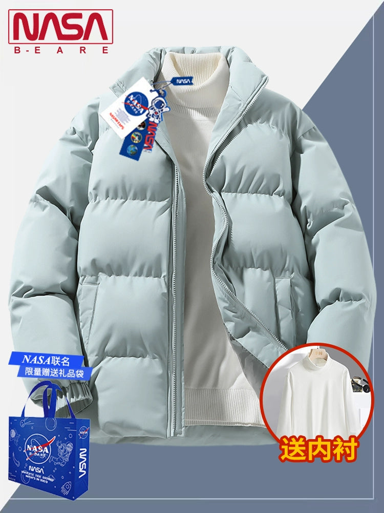 NASA Boys Winter down Thick Coat Cotton Coat