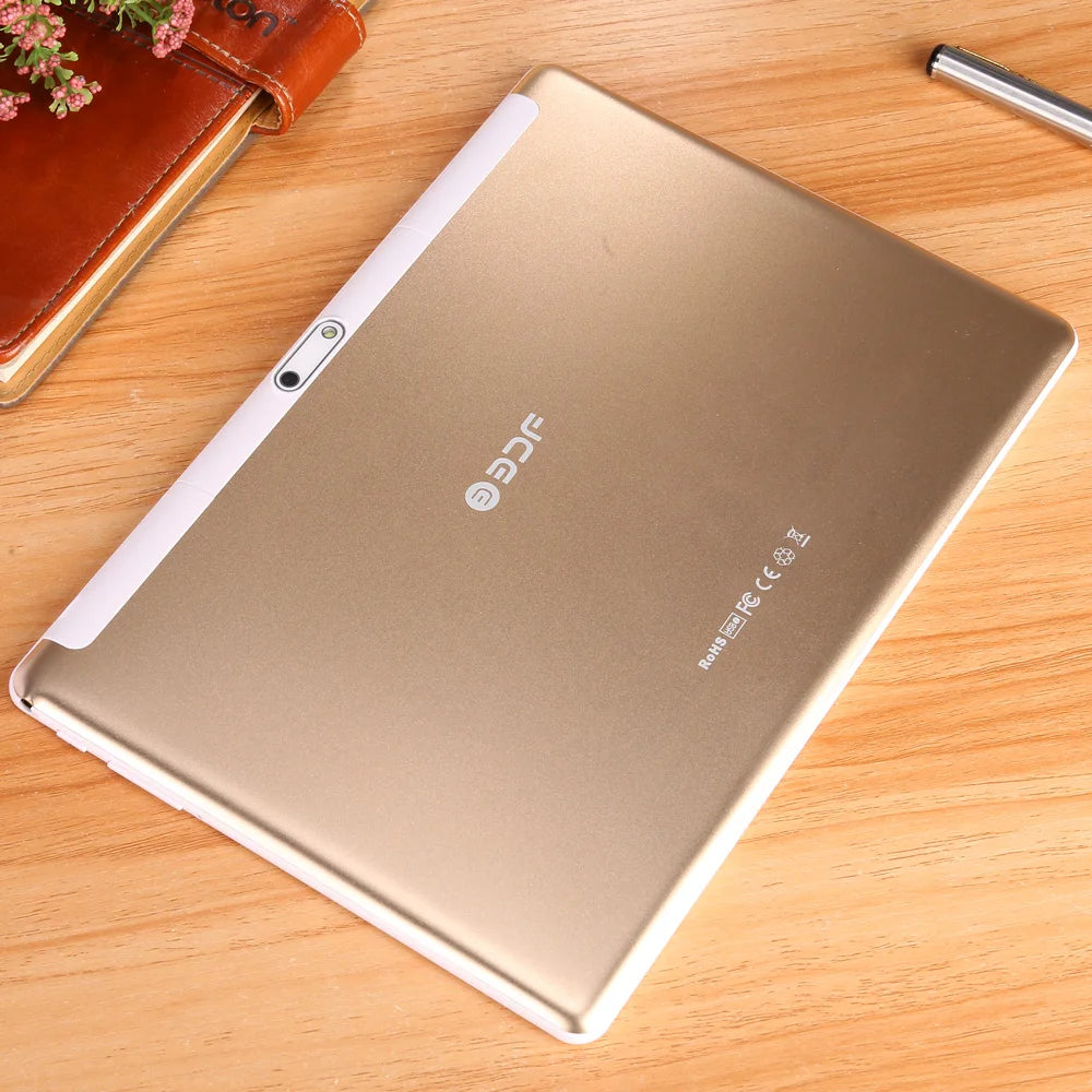 10.1 Inch Android Tablet PC Octa Core Dual SIM Dual Cameras Bluetooth Wifi 3G Call Capability Portable Pad with Front & Rear Cameras