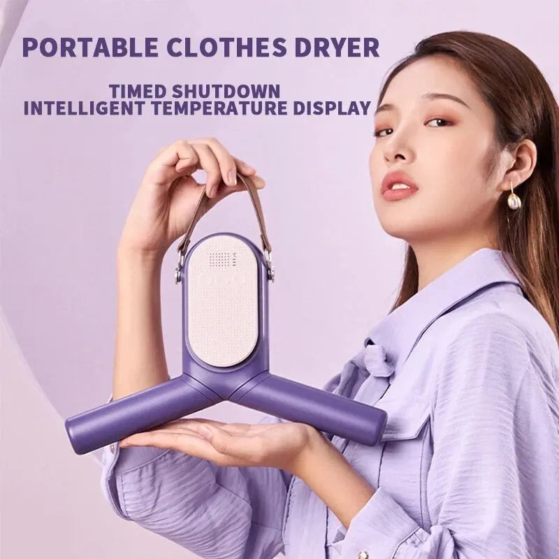 Portable Folding Drying Clothes Rack Heat By Shoe Drying Machine Small Folding Clothes Rack Efficient and Unique