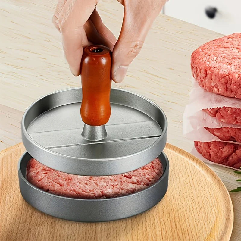 Burger Press BBQ Cooking Utensils Kitchen Manual Meat Press