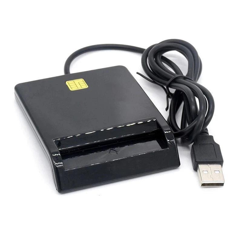 USB Smart Card Reader For Bank Card IC/ID EMV card Reader High Quality for Windows 7 8 10 Linux OS USB-CCID ISO 7816