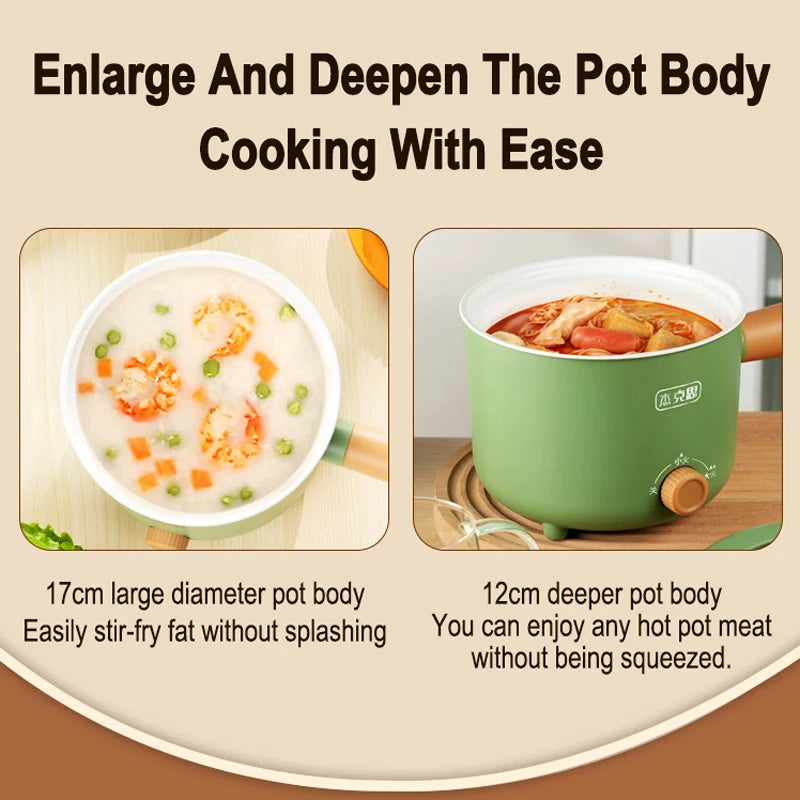 Multifunction Cooker Mini Rice Cooker Electric Cooking Pots Non-stick Portable multi cooker 1-2 people