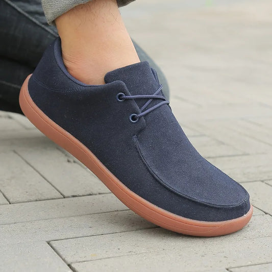 High Quanlity Wide Barefoot Non-slip Casual Walking Comfortable Footwear Classic Fashion Men Sneakers Plus Size 46